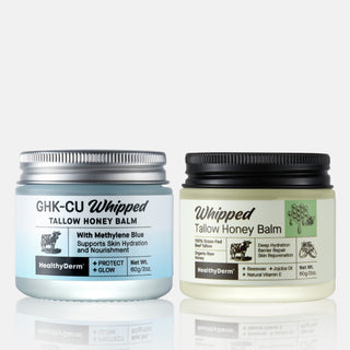 Tallow Honey Balm and GHK-CU Tallow Balm Set