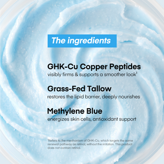 GHK-CU Whipped Tallow Honey Balm with Methylene Blue