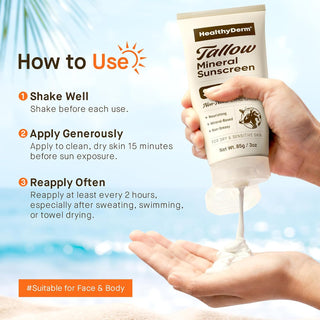 Tallow Mineral Sunscreen