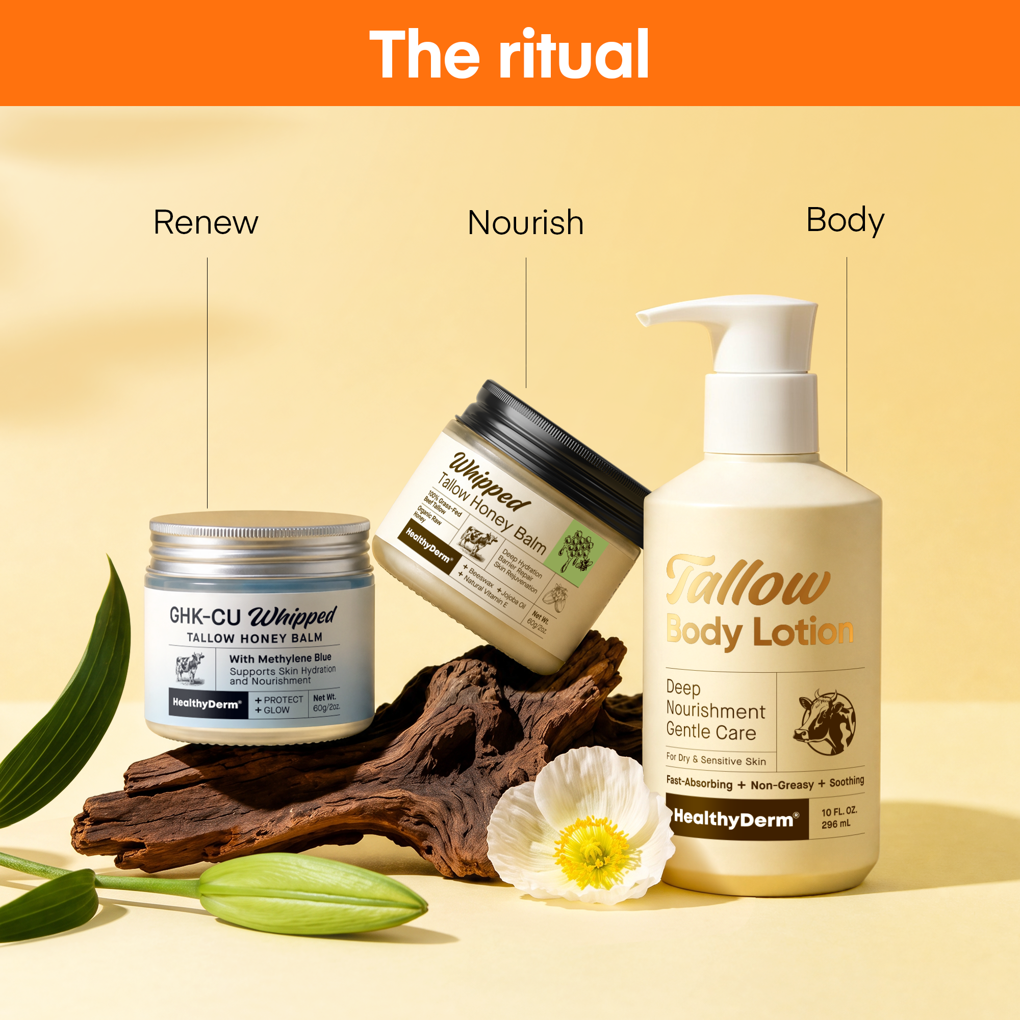 Tallow Honey Balm